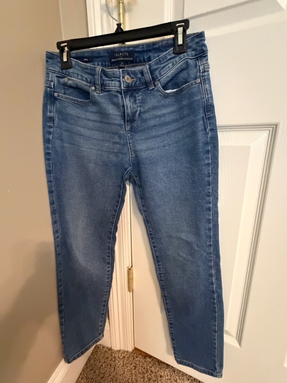 Talbots Medium Blue Cropped Slim Ankle Jeans